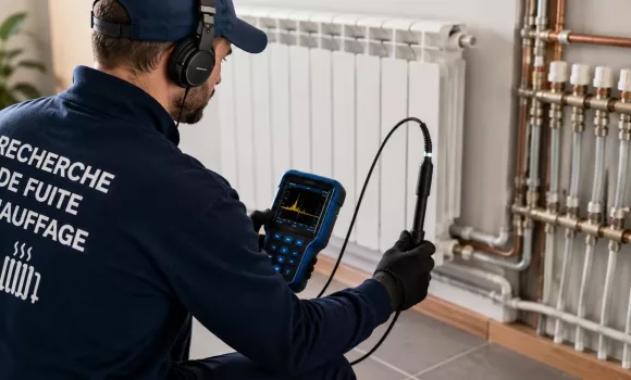 Recherche de fuite chauffage